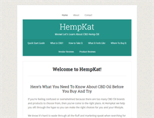 Tablet Screenshot of hempkat.com